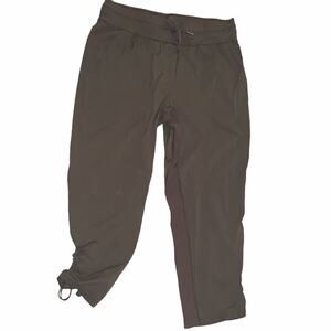 Lululemon Size 10 Dance Studio Crop 25" W6AVQS Titanium Olive Green Pants Yoga